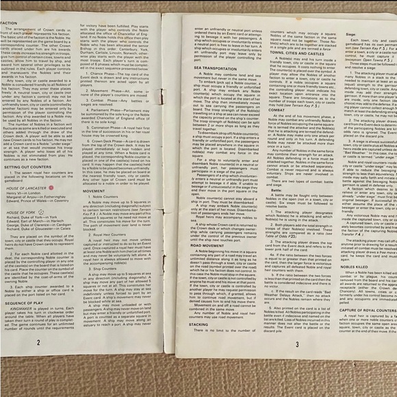 Vintage Bookcase Game, King Maker, c 1976 - Picture 9 of 9